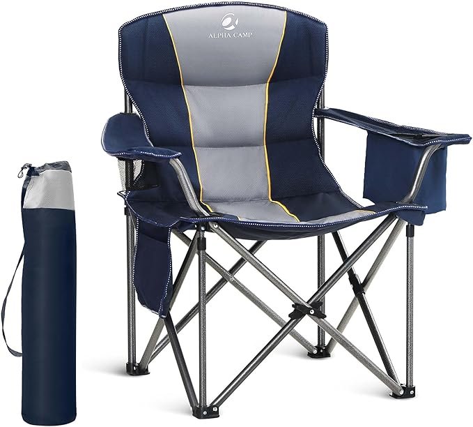 Oversized LET’S CAMP Folding Camping Chair